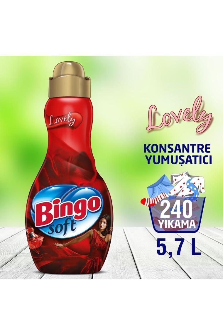 Soft Konsantre Çamaşır Yumuşatıcısı Lovely 1,44 Lt X 4 Adet