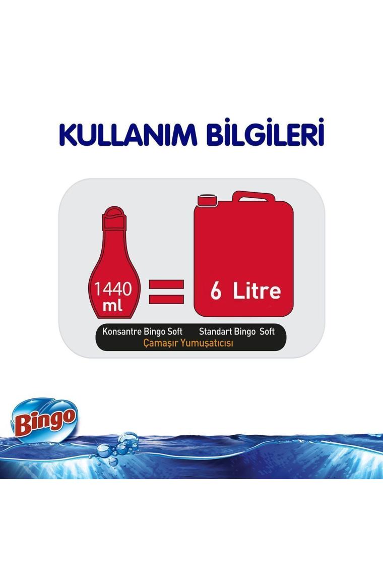 Soft Konsantre Çamaşır Yumuşatıcısı Lovely 1,44 Lt X 4 Adet