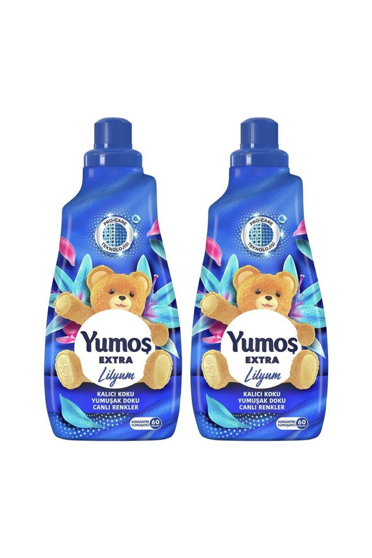 Extra Konsantre Çamaşır Yumuşatıcısı Lilyum 1440 ml 60 Yıkama 2 Adet
