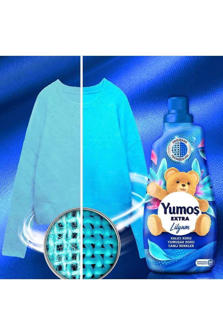 Extra Konsantre Çamaşır Yumuşatıcısı Lilyum 1440 ml 60 Yıkama 2 Adet