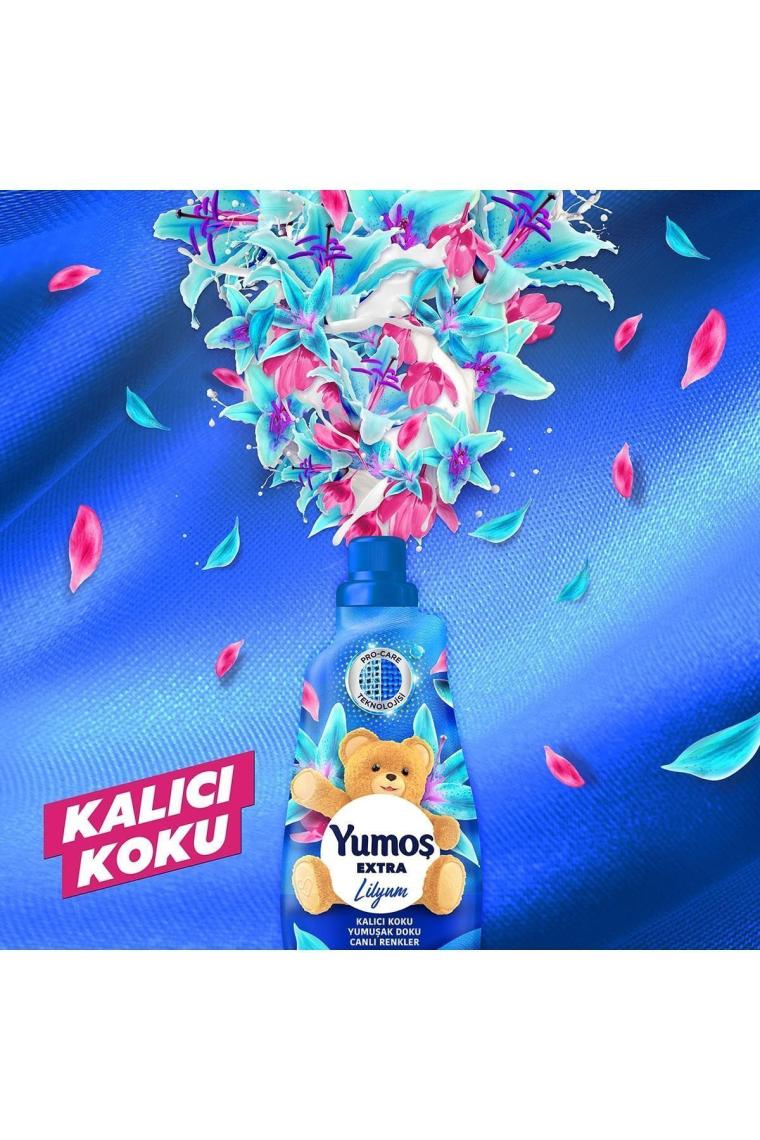 Extra Konsantre Çamaşır Yumuşatıcısı Lilyum 1440 ml 60 Yıkama 2 Adet