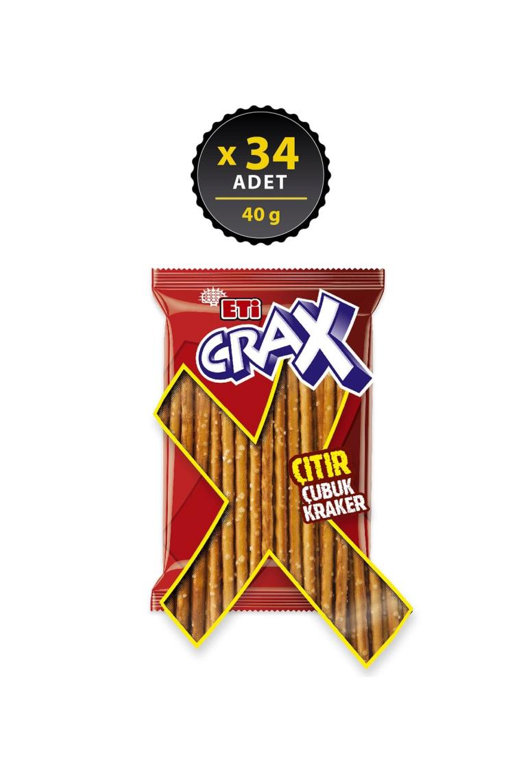 Eti Crax Çubuk Kraker 34 Adet x 40 gr