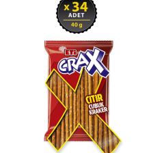 Eti Crax Çubuk Kraker 34 Adet x 40 gr