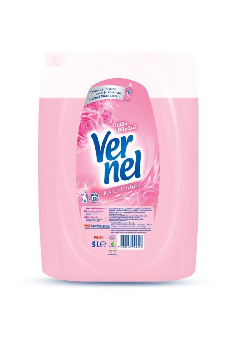 Vernel Gülün Büyüsü Yumuşatıcı 50 Yıkama 5 lt