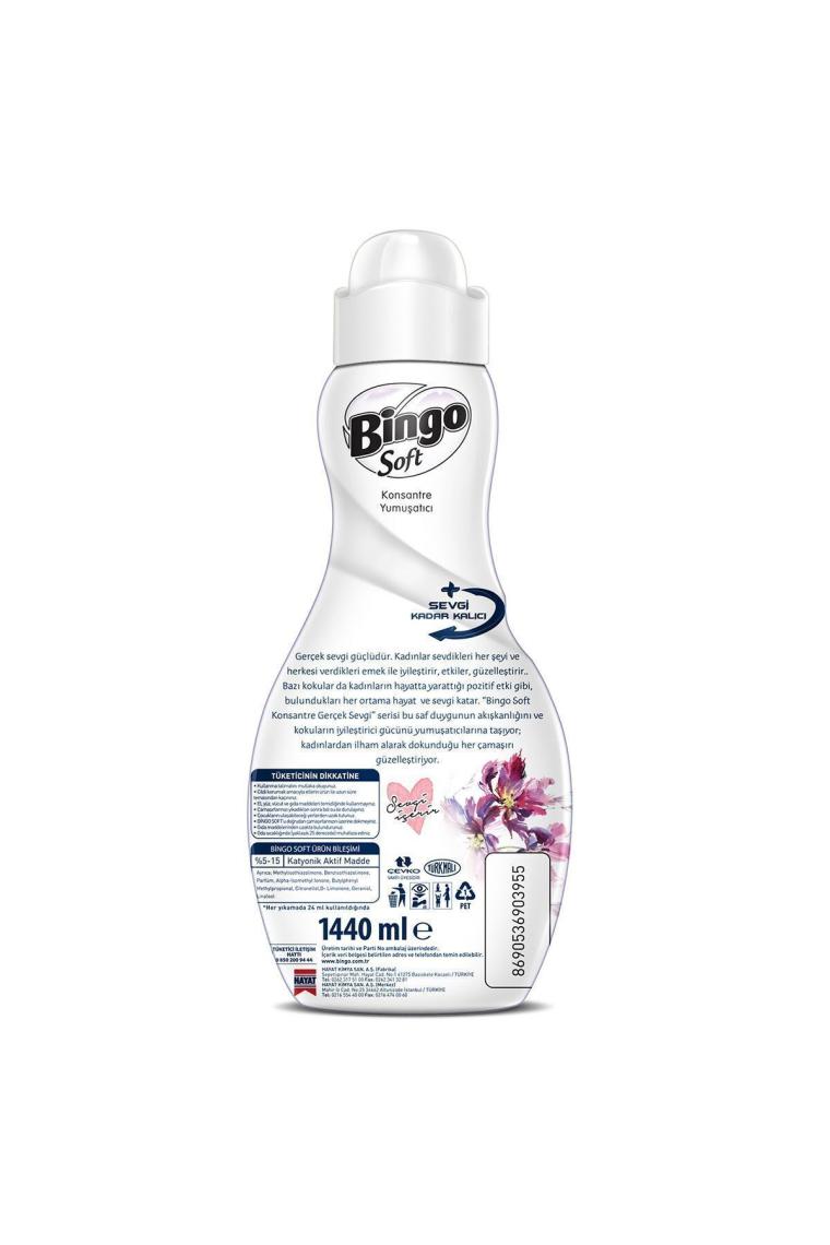Soft Konsantre Çamaşır Yumuşatıcısı Manolya Bahçesi 1440 ml 4 Lü