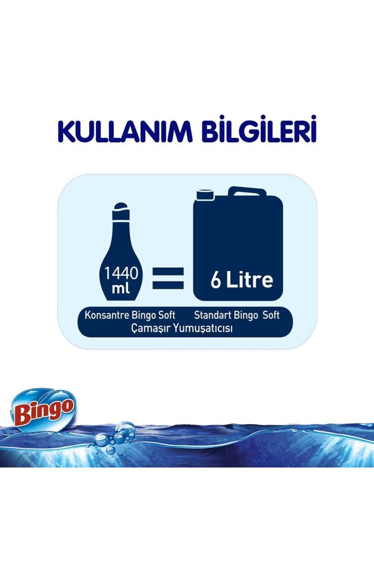 Soft Konsantre Çamaşır Yumuşatıcısı Manolya Bahçesi 1440 ml 4 Lü