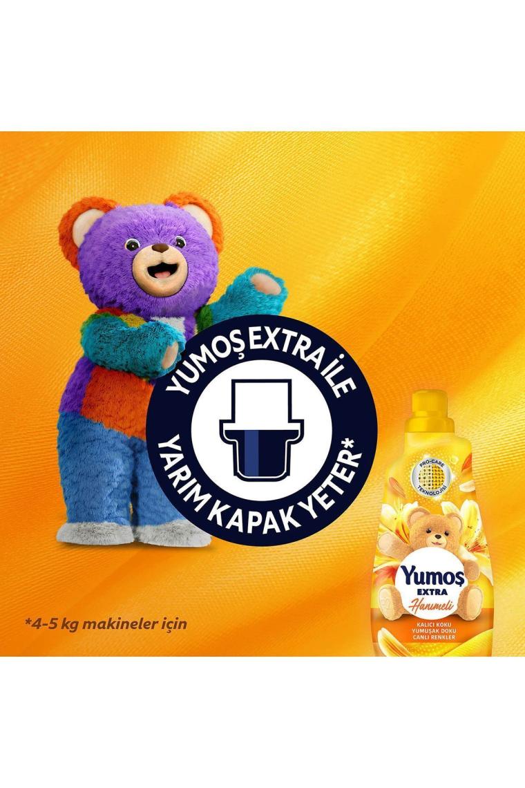 Extra Konsantre Çamaşır Yumuşatıcısı Hanımeli 1440 ml 60 Yıkama 4 Adet