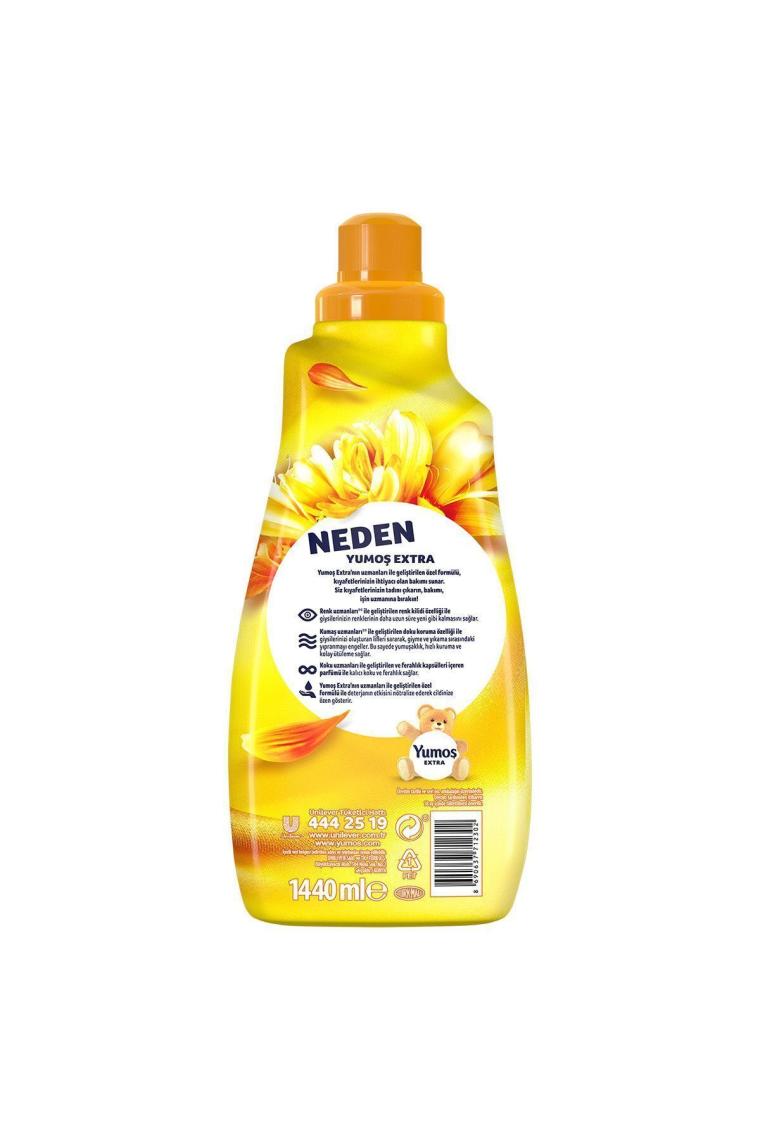 Extra Konsantre Çamaşır Yumuşatıcısı Hanımeli 1440 ml 60 Yıkama 4 Adet