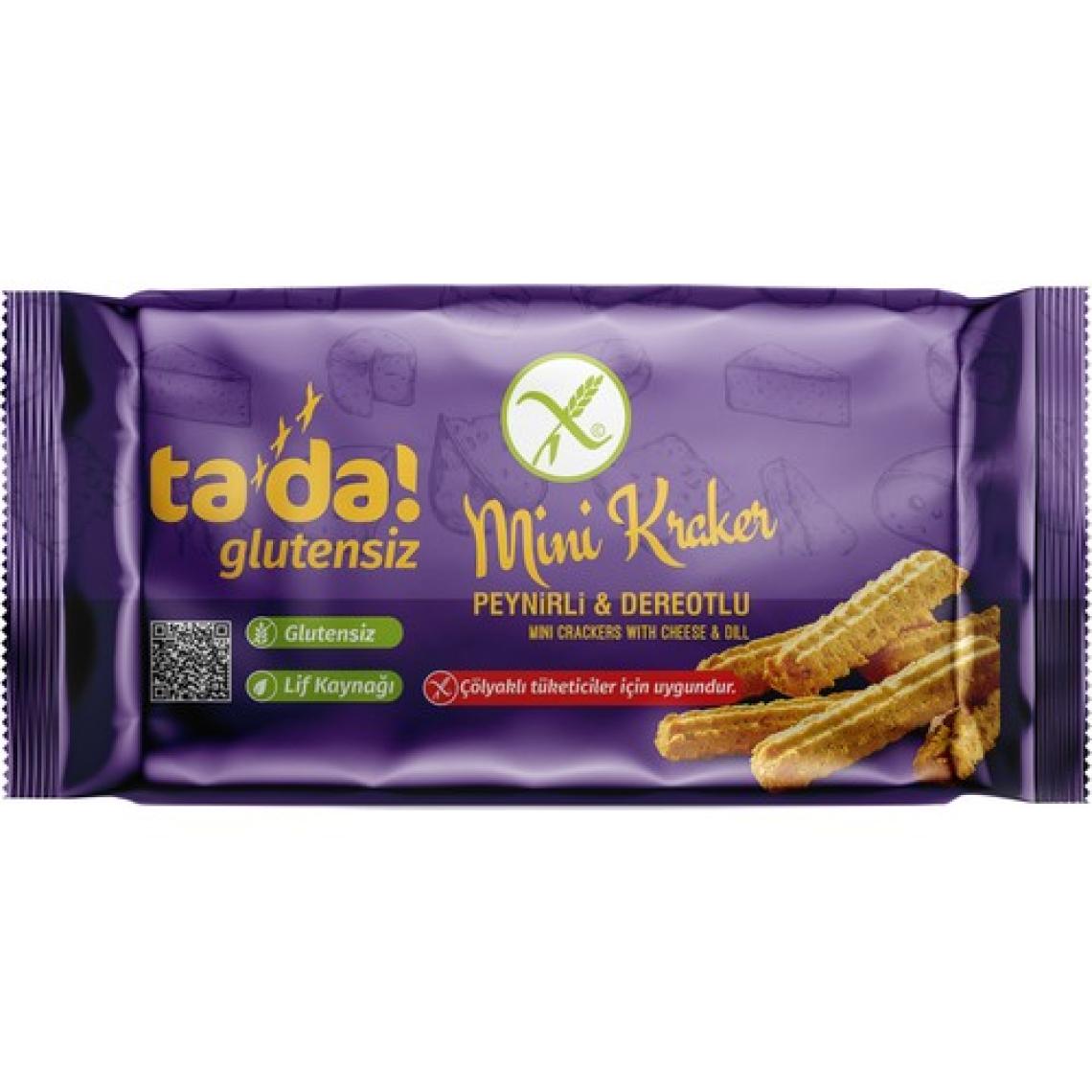 Tada Glutensiz Peynirli Dereotlu Mini Kraker 85 gr