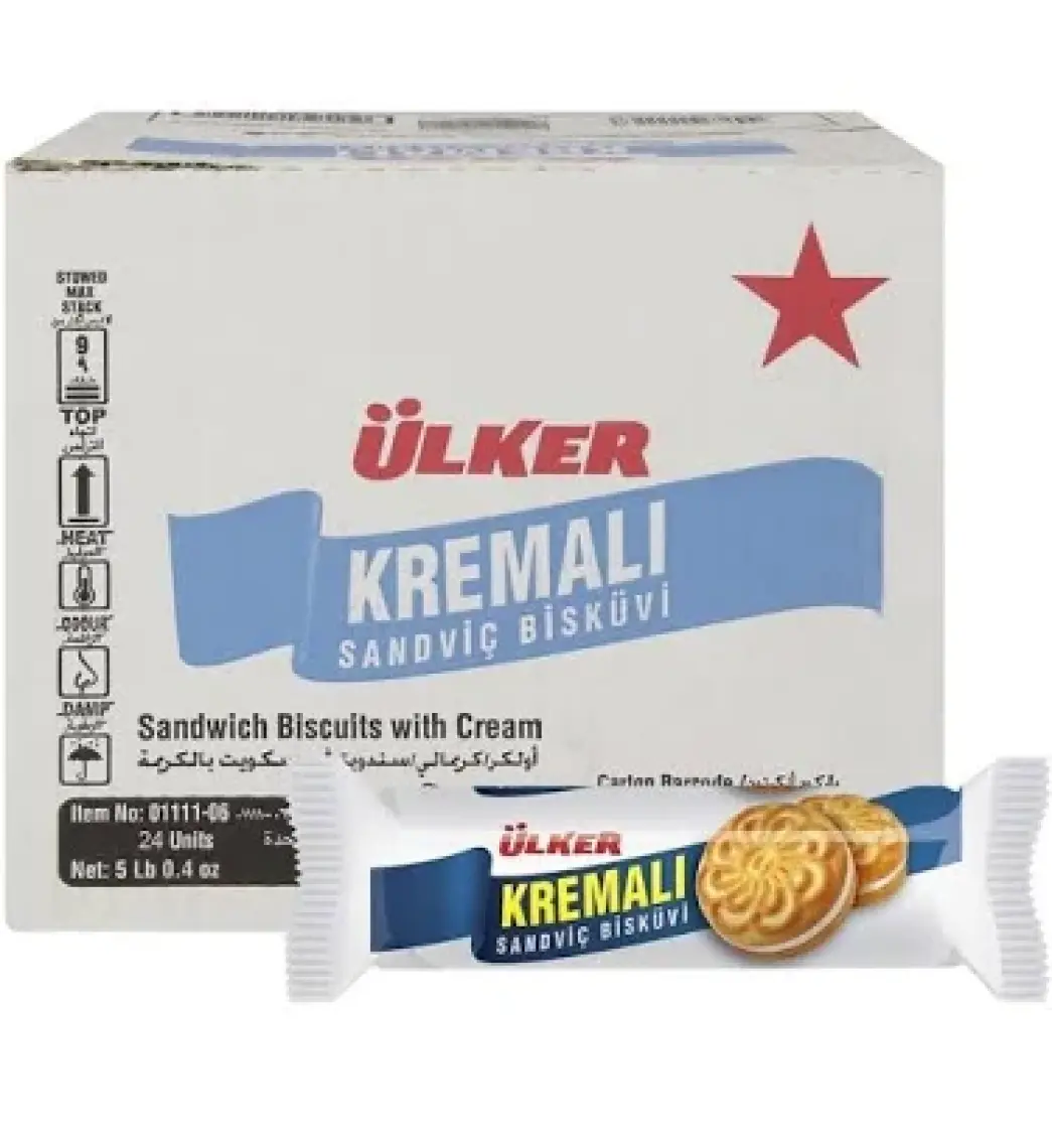 Ülker Kremalı Bisküvi 61 gr x 24'lü