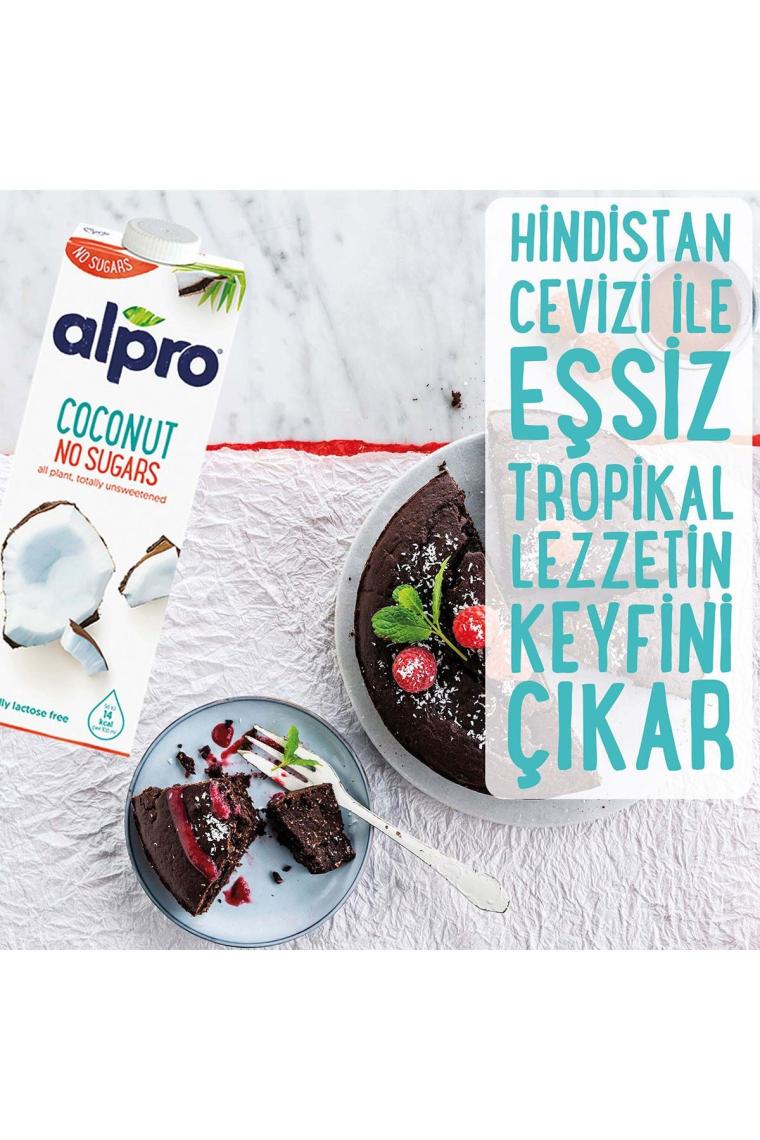 Şekersiz Hindistan Cevizi Sütü 4x1L