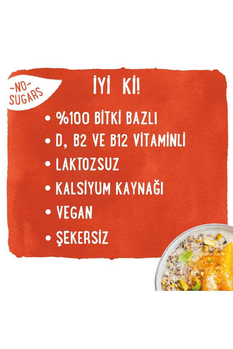 Şekersiz Hindistan Cevizi Sütü 4x1L