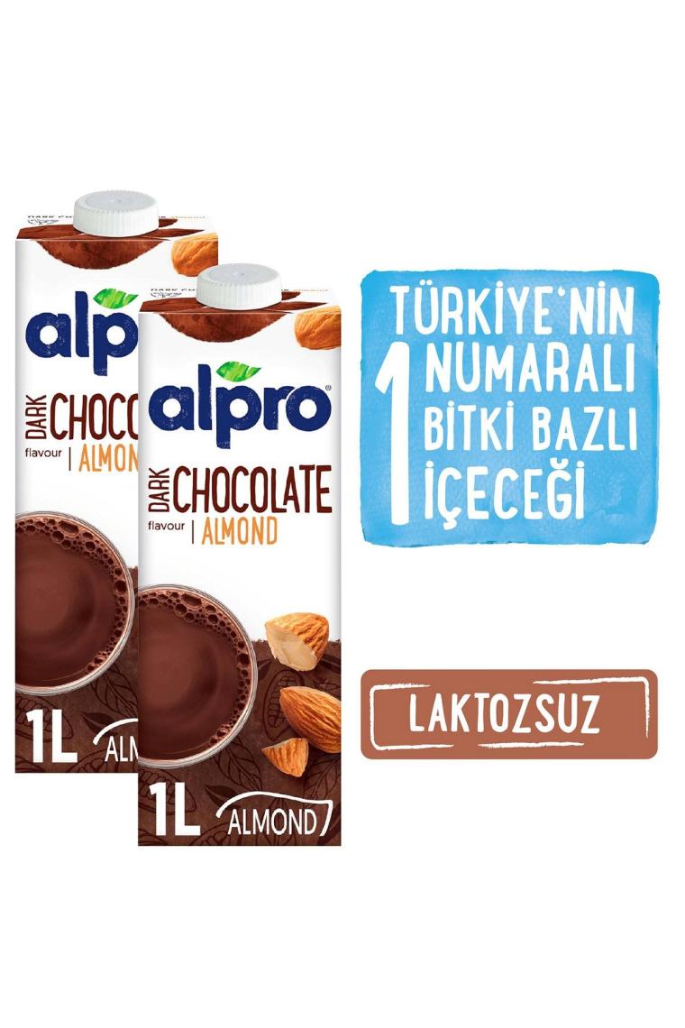 Bitter Çikolata Badem Içeceği 2x1 L