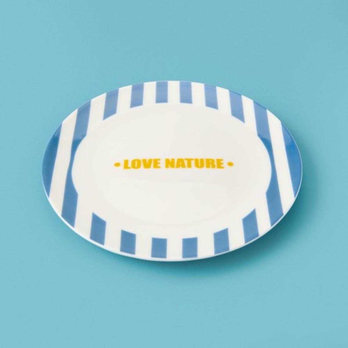 Evidea Kitchen Love Nature Tatlı Tabağı - Mavi - 19 cm