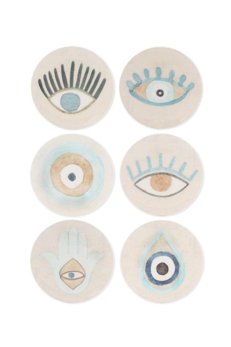 Amulet Pasta Tabağı 6lı Set - 19 Cm
