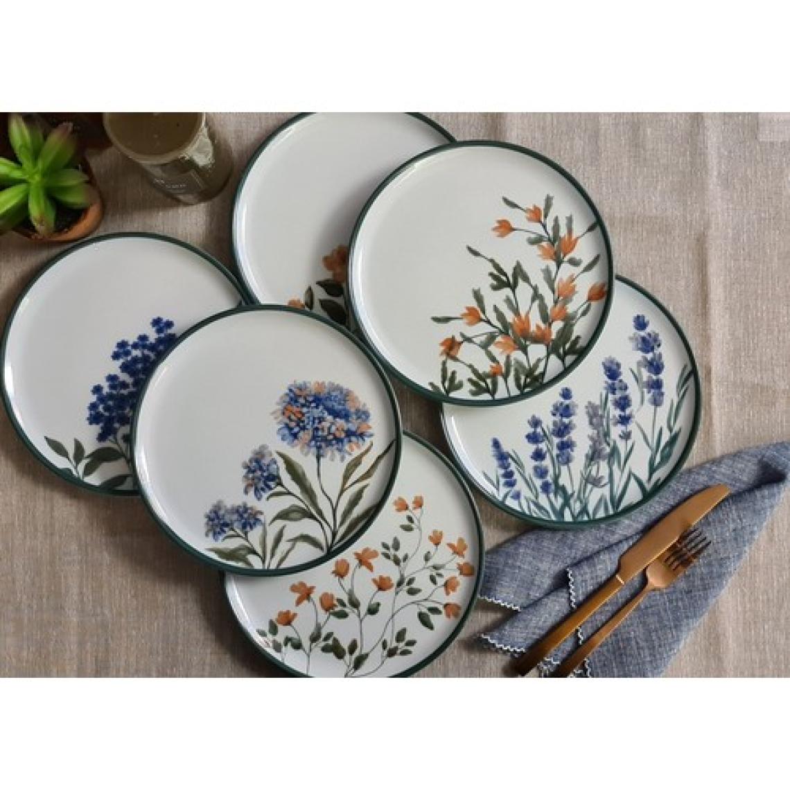 Porland Flower Garden Karma Pasta Takımı 6 Parça