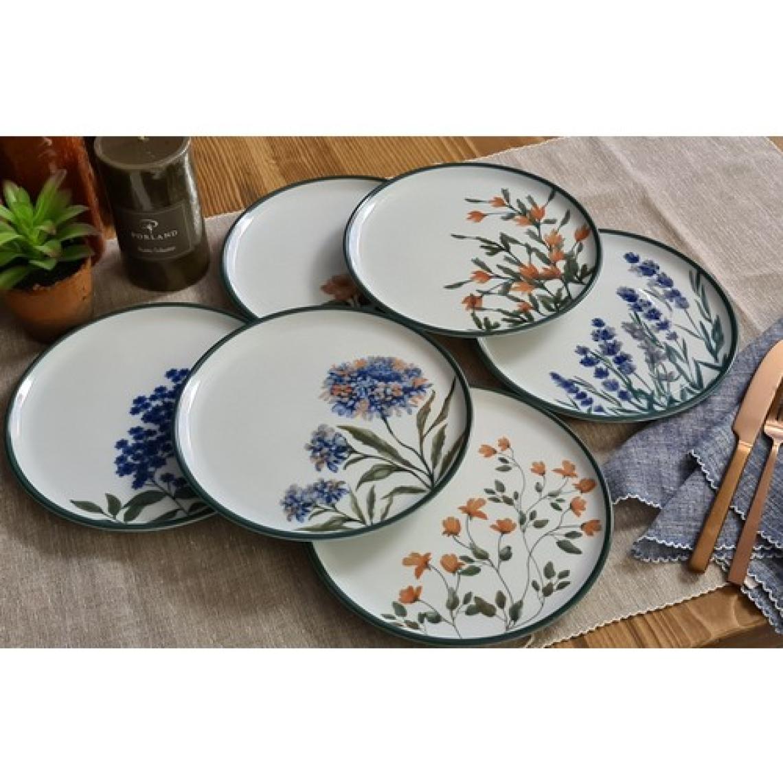 Porland Flower Garden Karma Pasta Takımı 6 Parça