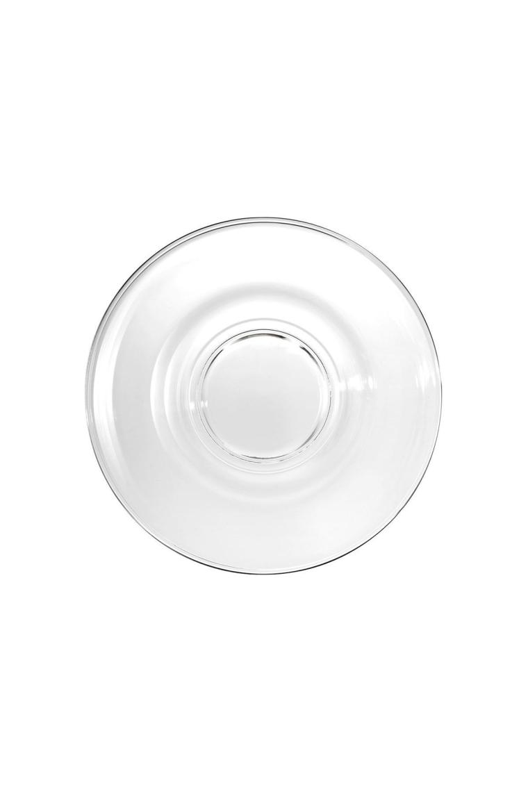Yuvarlak Marmion 6'lı Çay Tabağı 6 Parça Modern BPA Free 11 x 11 Çay Tabağı Seramik Beyaz