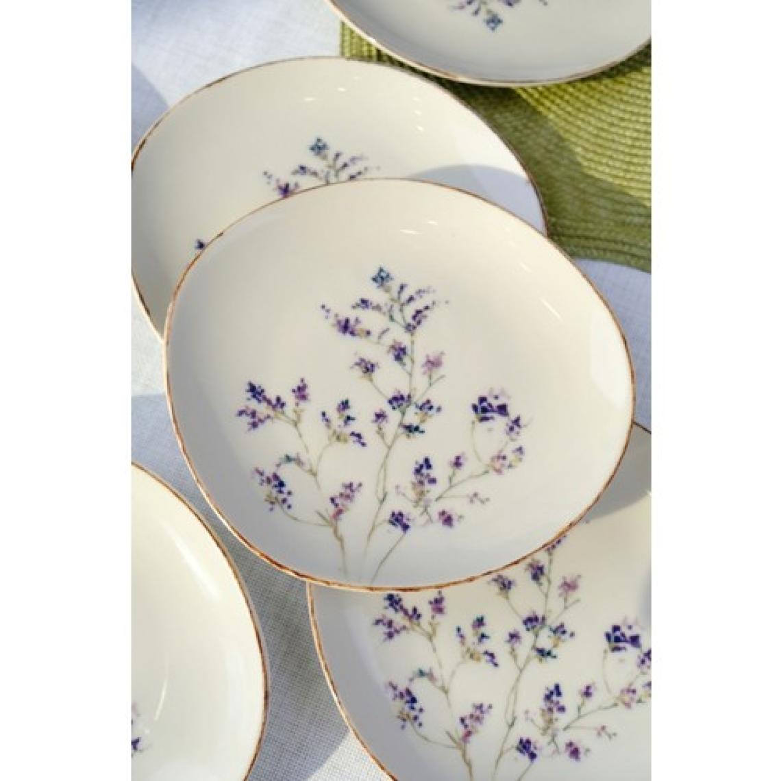 Tabak Evi Pebble Lila Pasta Takımı 19X21CM 6 Parça