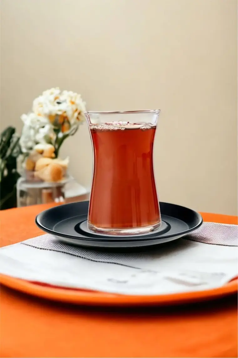 Evstyle Romantik Çay Tabağı - 6 Lı Set