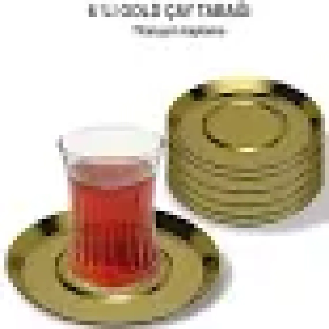 Evstyle Romantik Çay Tabağı - 6 Lı Set
