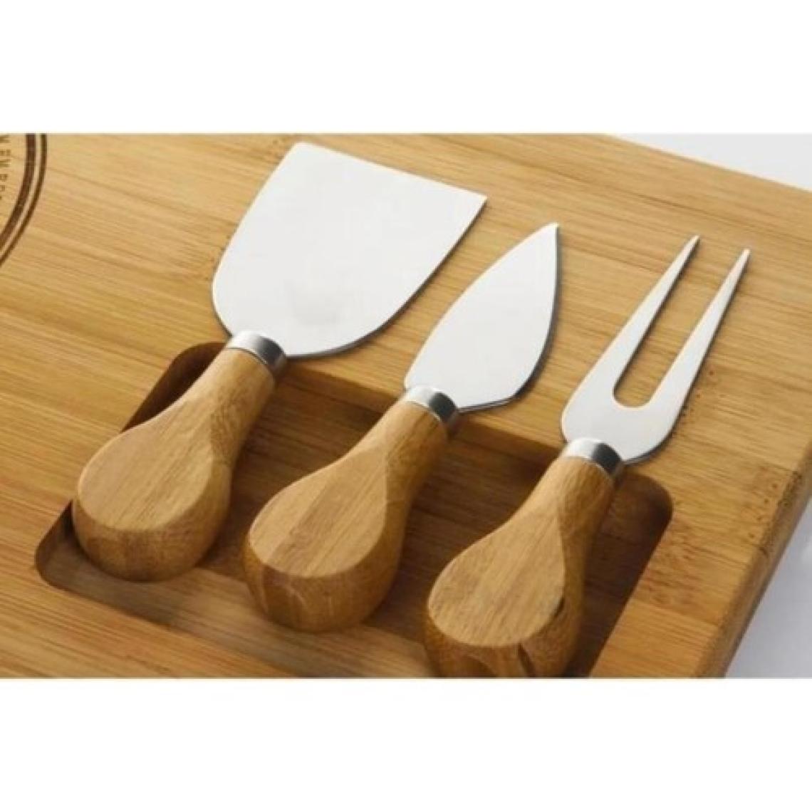 Atabey Home Bambu 4 Parça Peynir Sunum Tahtası Seti