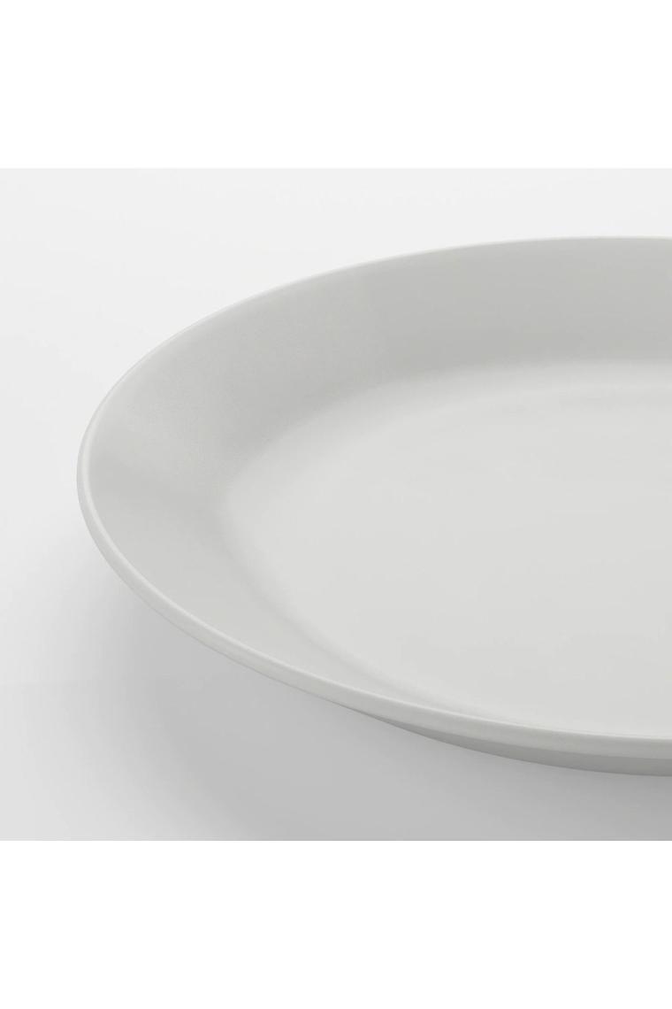 Oftast 25 Cm Beyaz Tabak Yemek Tabağı Özel Sertleştirilmiş Temperli Cam