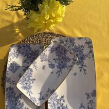 Gönül Kayık Tabak 3'lü Dikdörtgen Spring Time