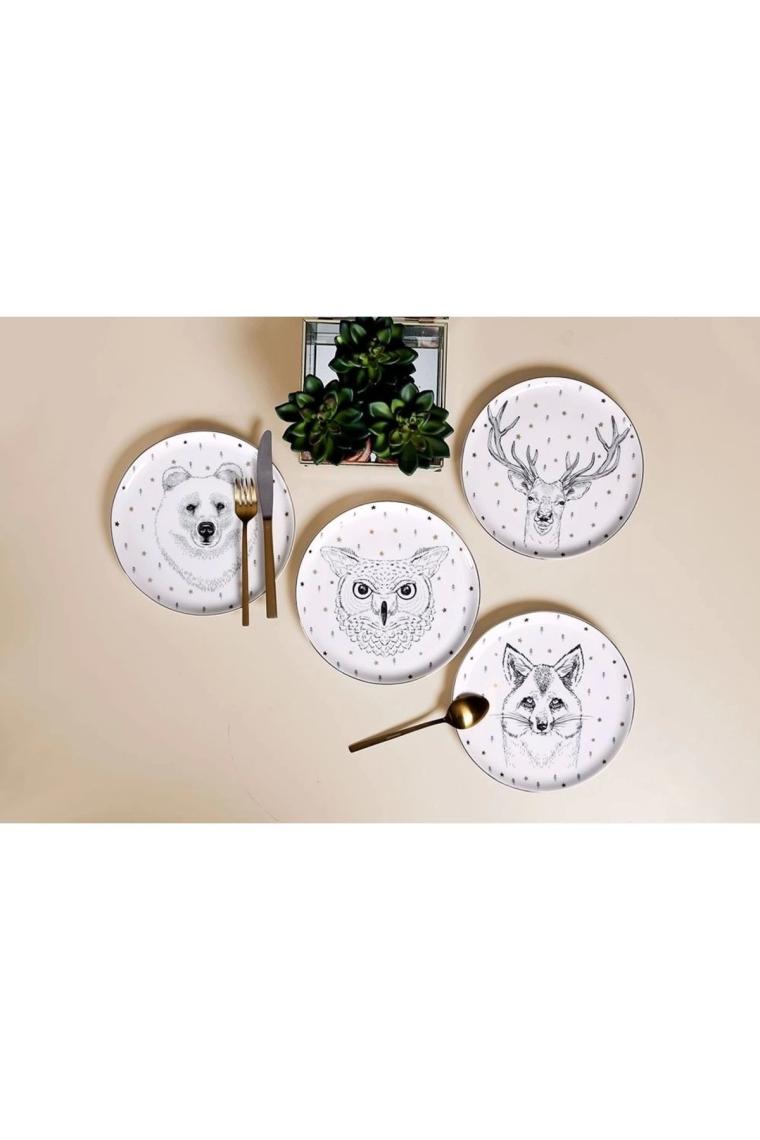 Forest 4 Kişilik Pasta Takımı 20cm