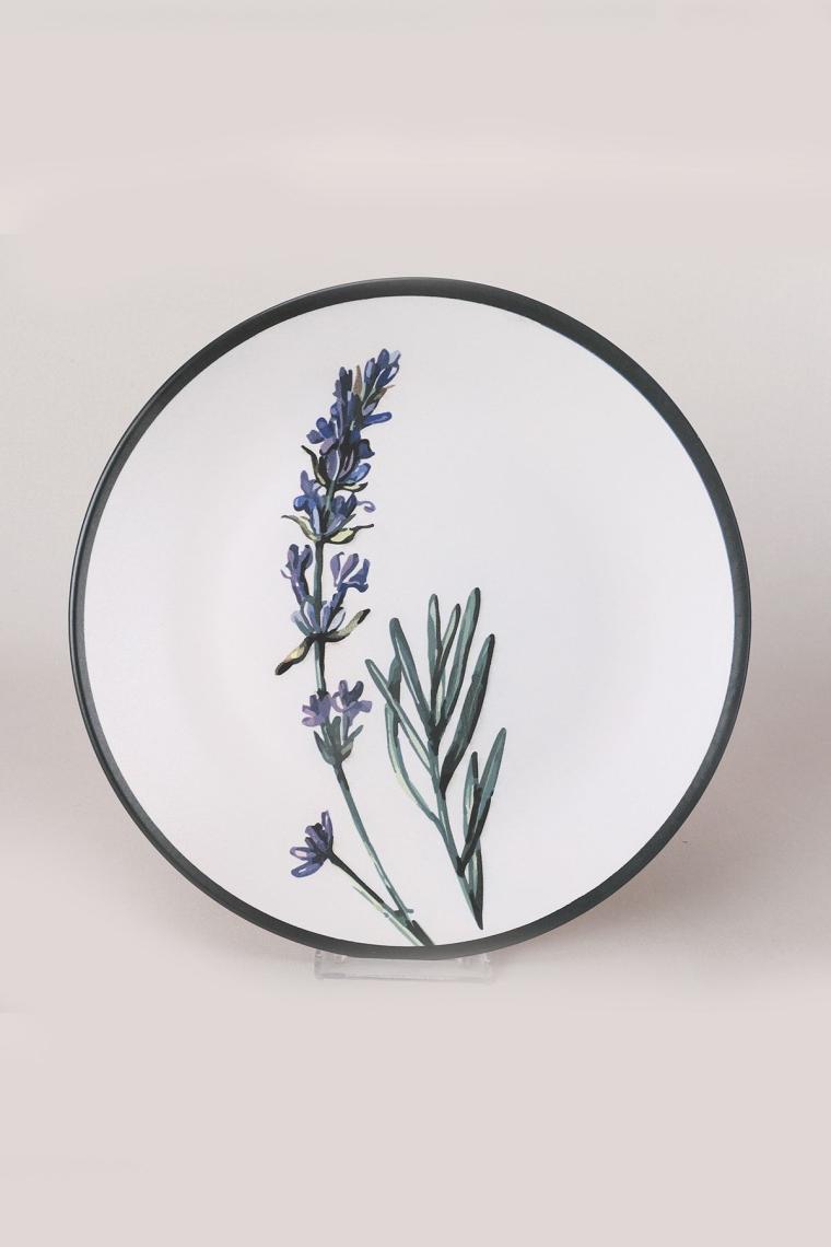 Çiçek Bahçesi Servis Tabağı 25 Cm 6 Adet - 18938-39-40-41-42-43