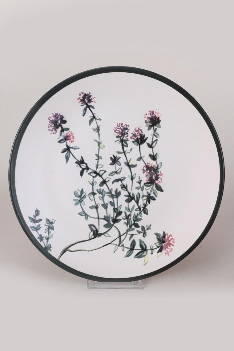 Çiçek Bahçesi Servis Tabağı 25 Cm 6 Adet - 18938-39-40-41-42-43