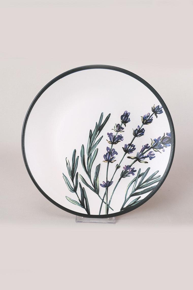 Çiçek Bahçesi Servis Tabağı 25 Cm 6 Adet - 18938-39-40-41-42-43