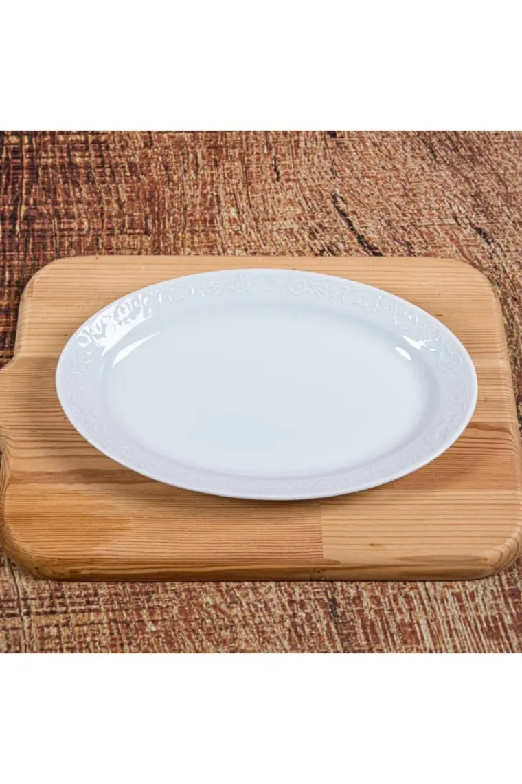 Güral Porselen Bahar Dalı 2 Adet 25 cm Kayık Tabak