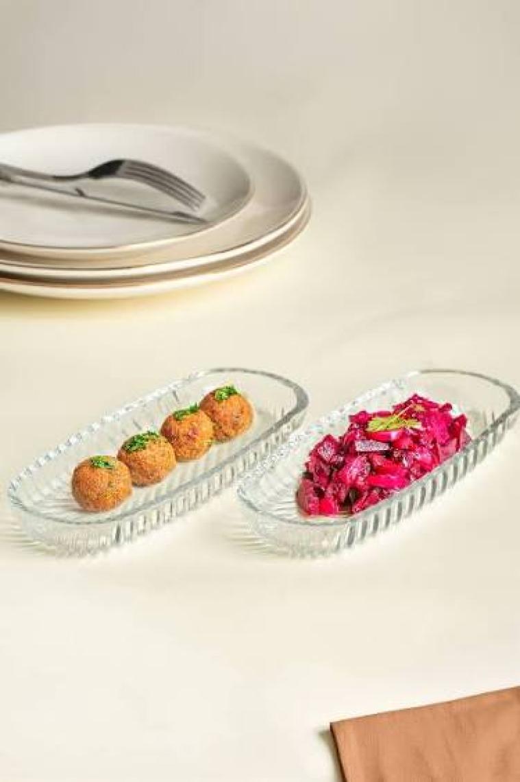 Kaveh Santa 2 Li Küçük Kayık Tabak 20 cm PL1256GCL