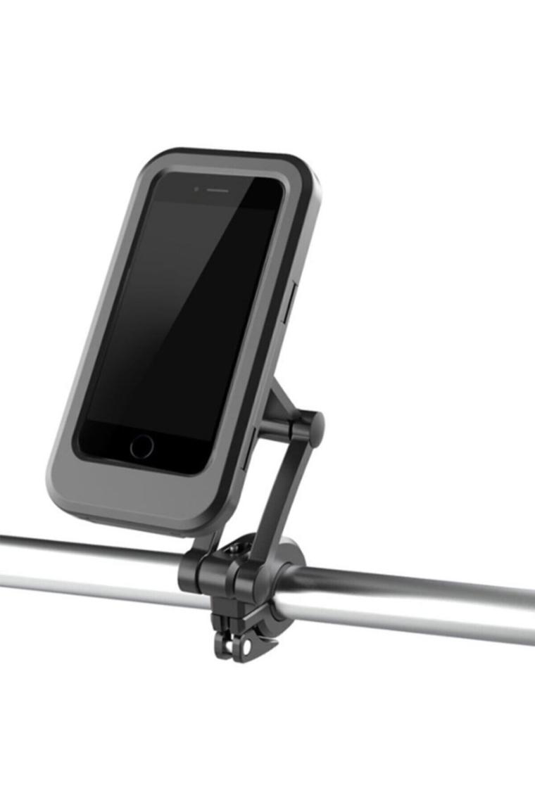 Portatif Universal Motosiklet Bisiklet Su Geçirmez Telefon Tutucu Siyah