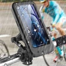 Portatif Universal Motosiklet Bisiklet Su Geçirmez Telefon Tutucu Siyah