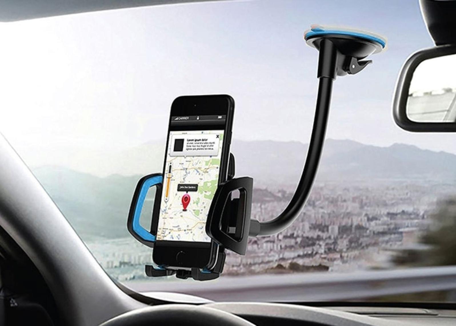 Hy-xh20 Vantuz Braketi 360 Derece Siyah/gri Telefon Tutucu