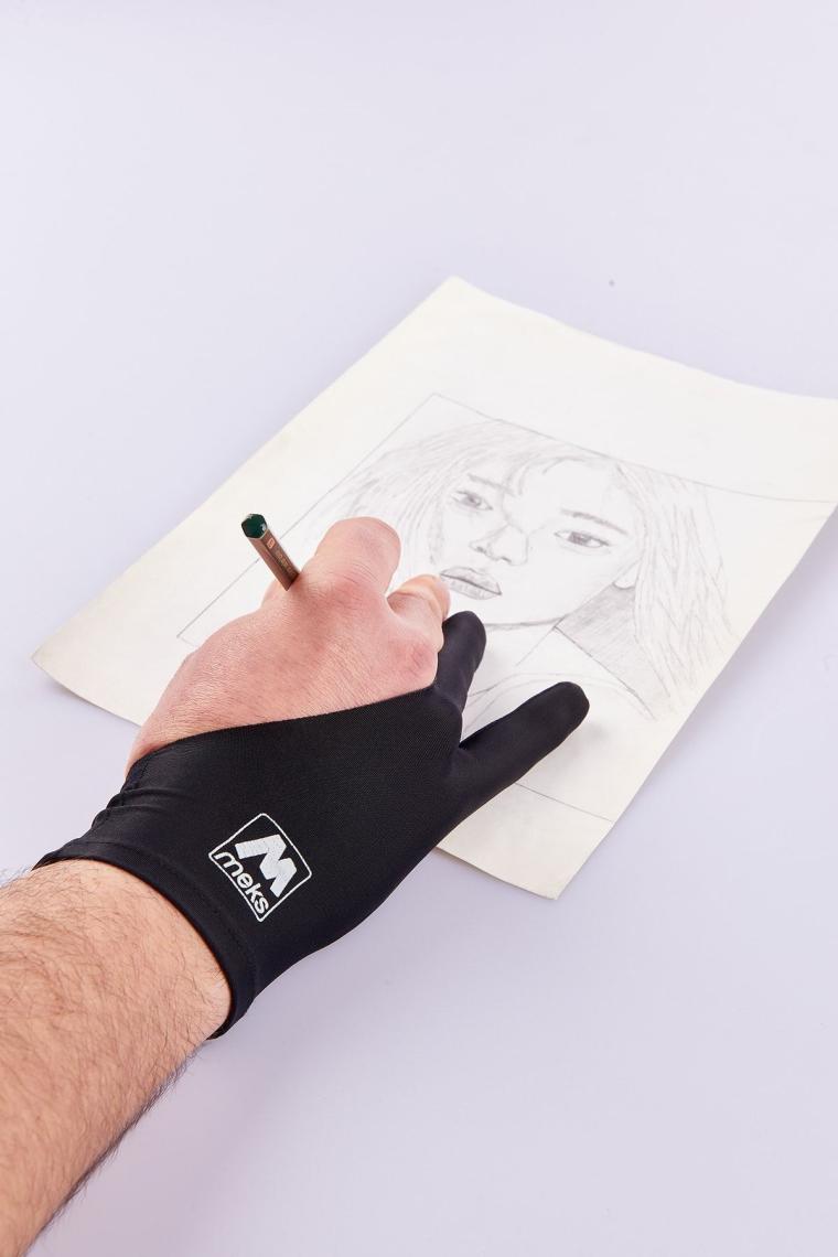 Meks Sanat ve Eğitim Için Grafik Tablet Çizim Eldiveni