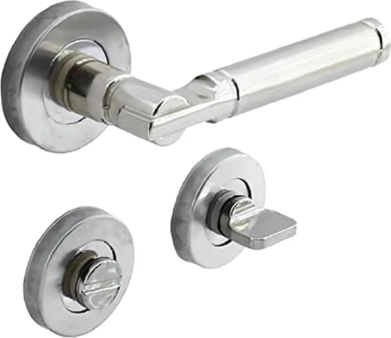 Nobel Kapı Kolu Rozetli Verda Wc Nikel Inox