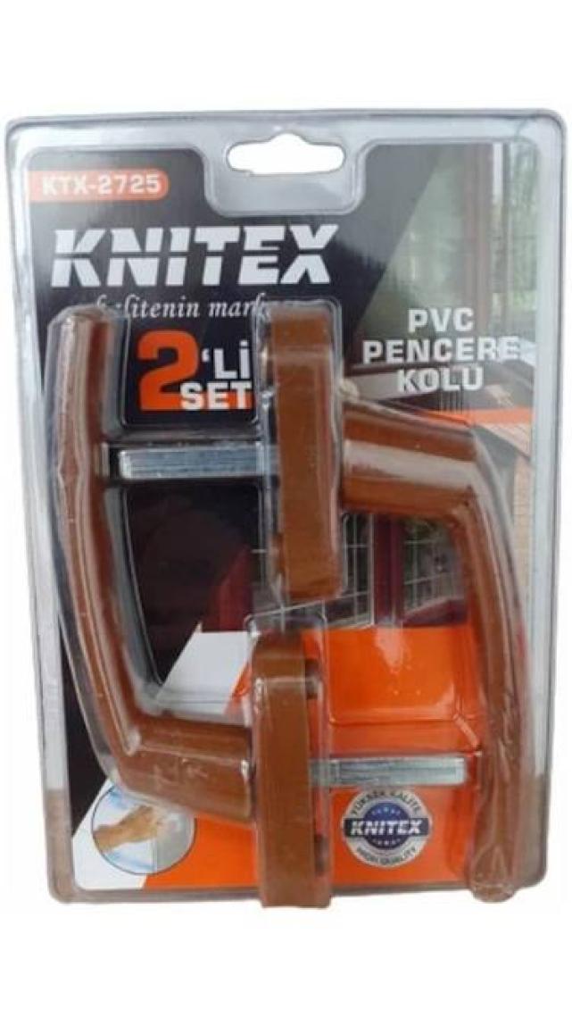 Knitex Pencere Kolu 2 Li Kahverengi Vakumlu KTX2725
