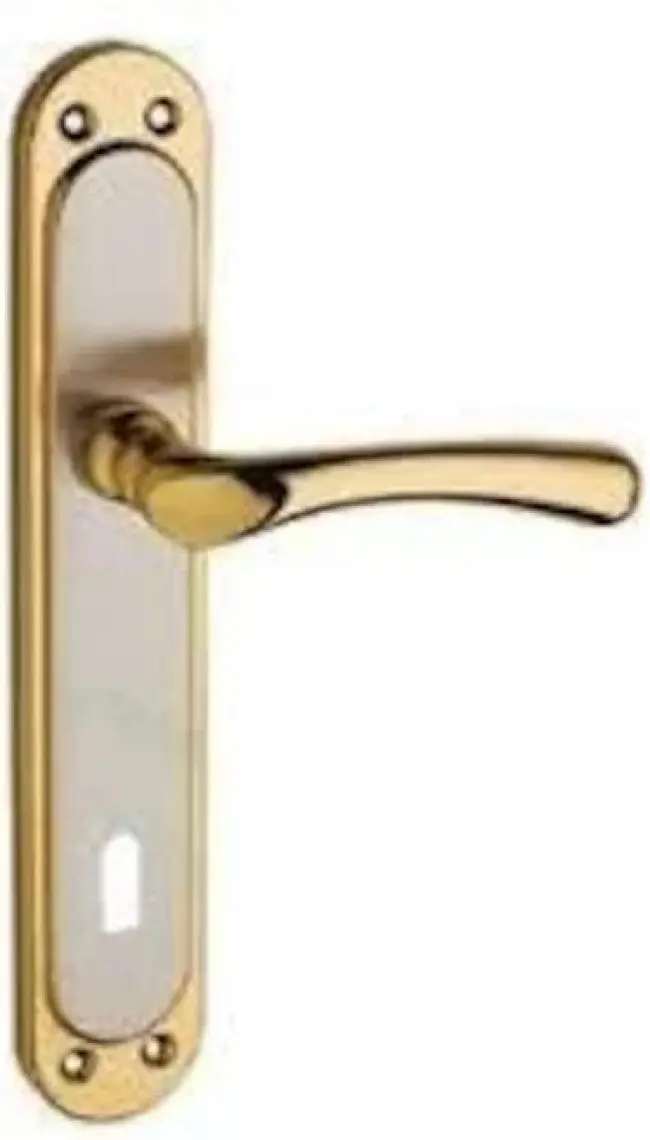 Oda Kapı Kolu Saten Sarı