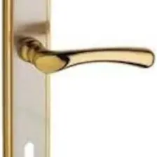 Oda Kapı Kolu Saten Sarı