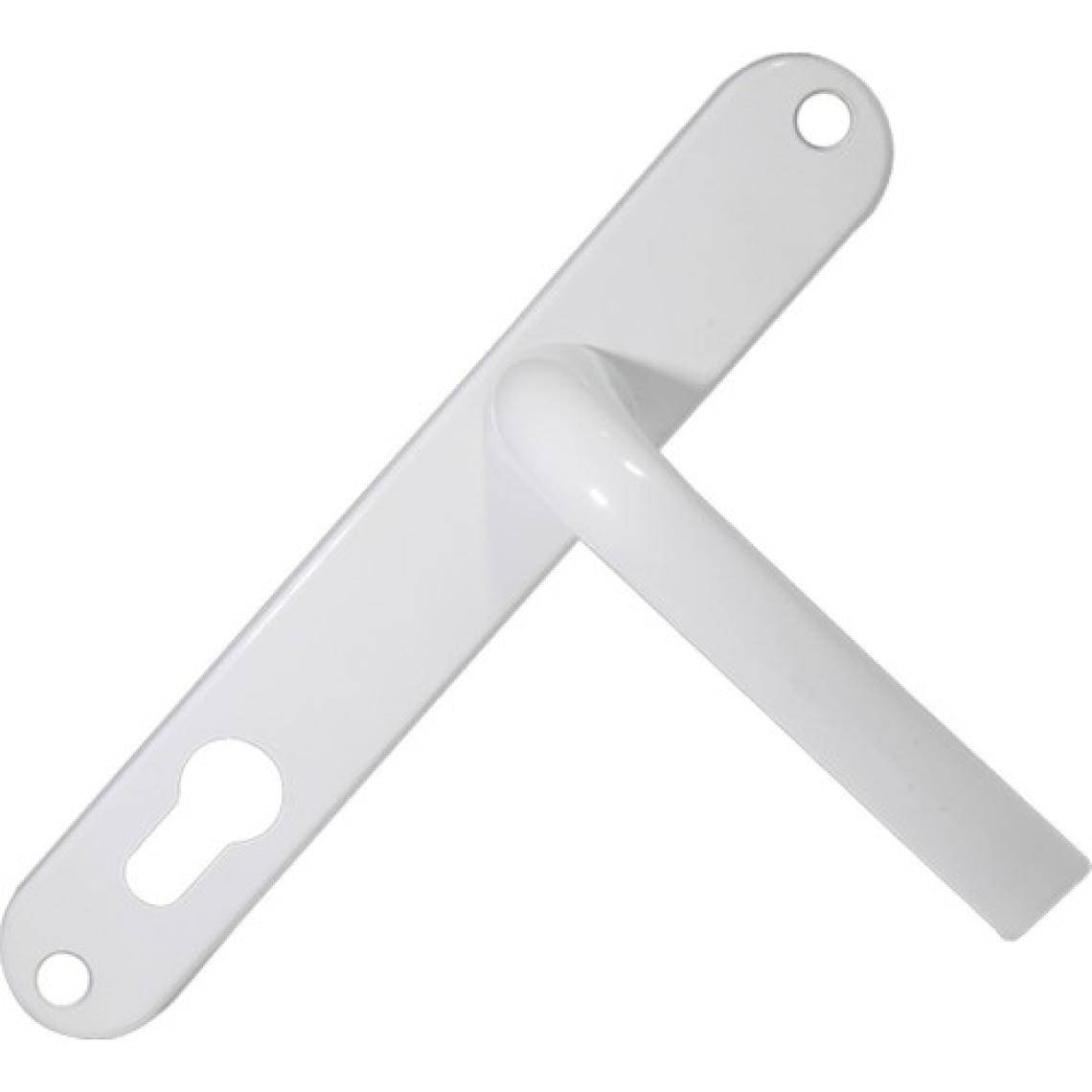 Pimapen Pvc Plastik Kapı Kolu Demirli Yale Beyaz