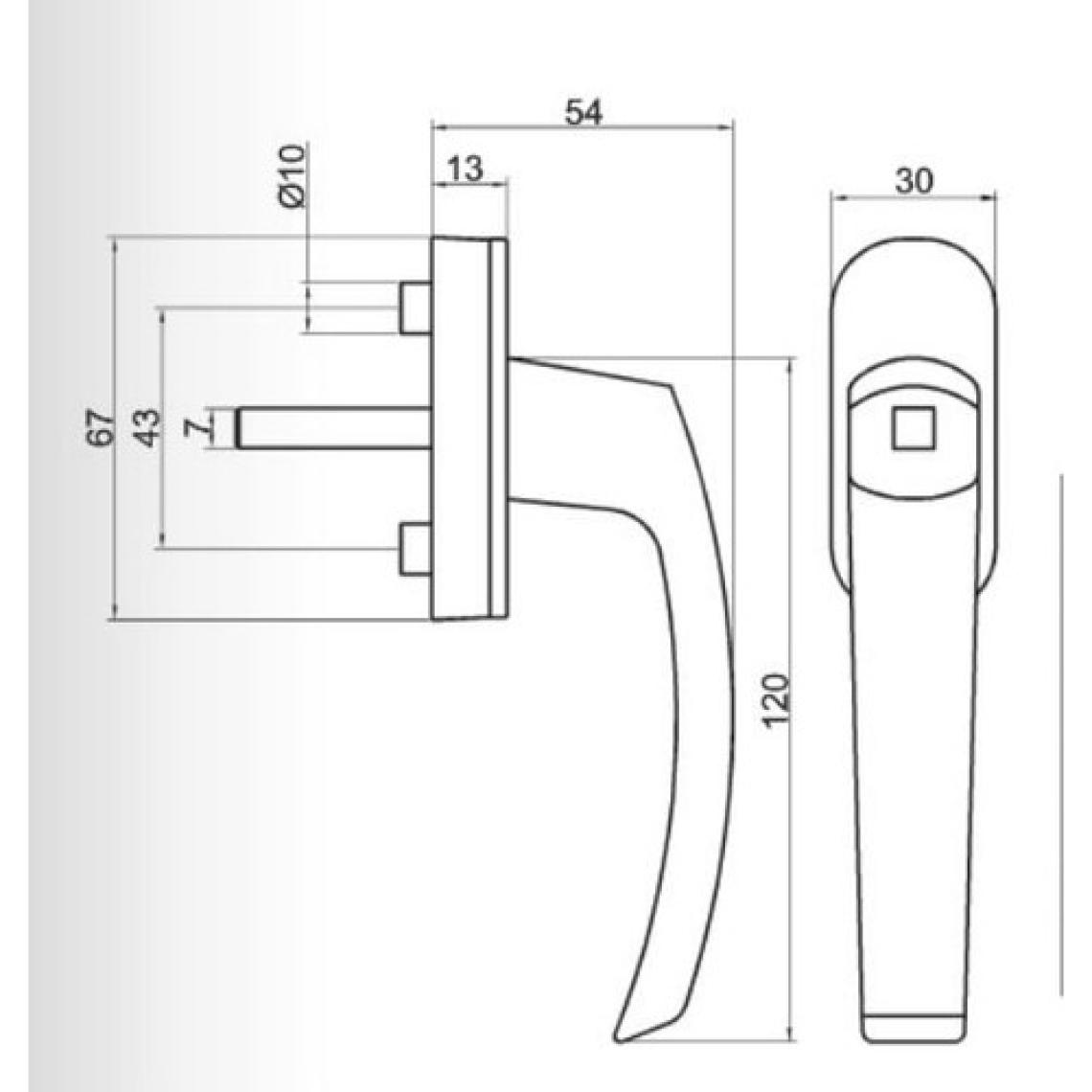 Pvc PIMApen Alüminyum Pencere Kol