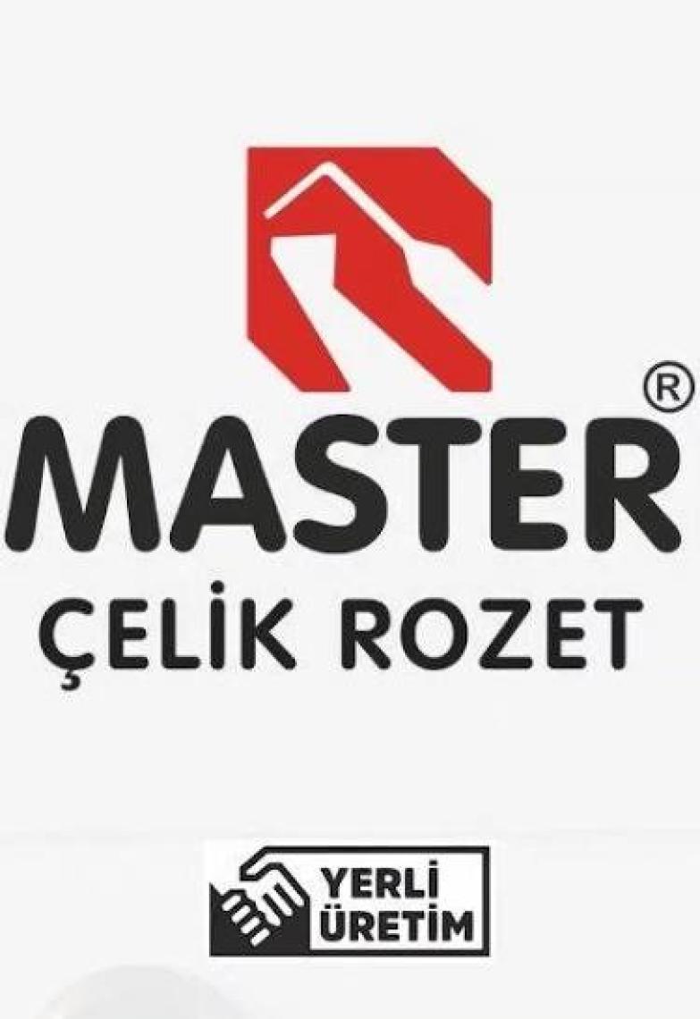 Master 6 Vidalı Çelik Rozet Saten