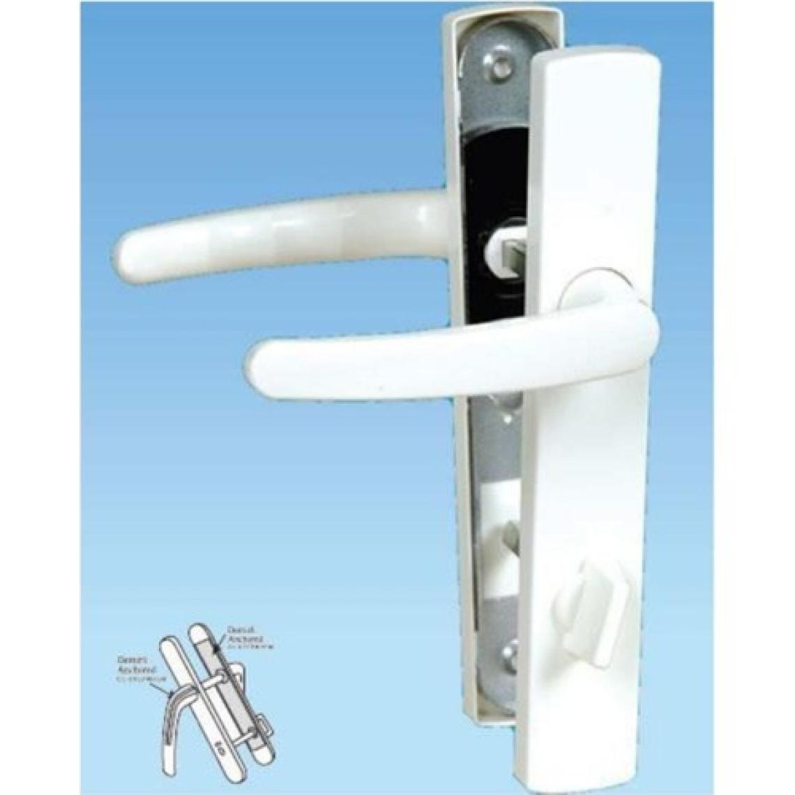 Alfa Pimapen Yaylı Wc Kapı Kolu Demirli (Vida Montajlı)