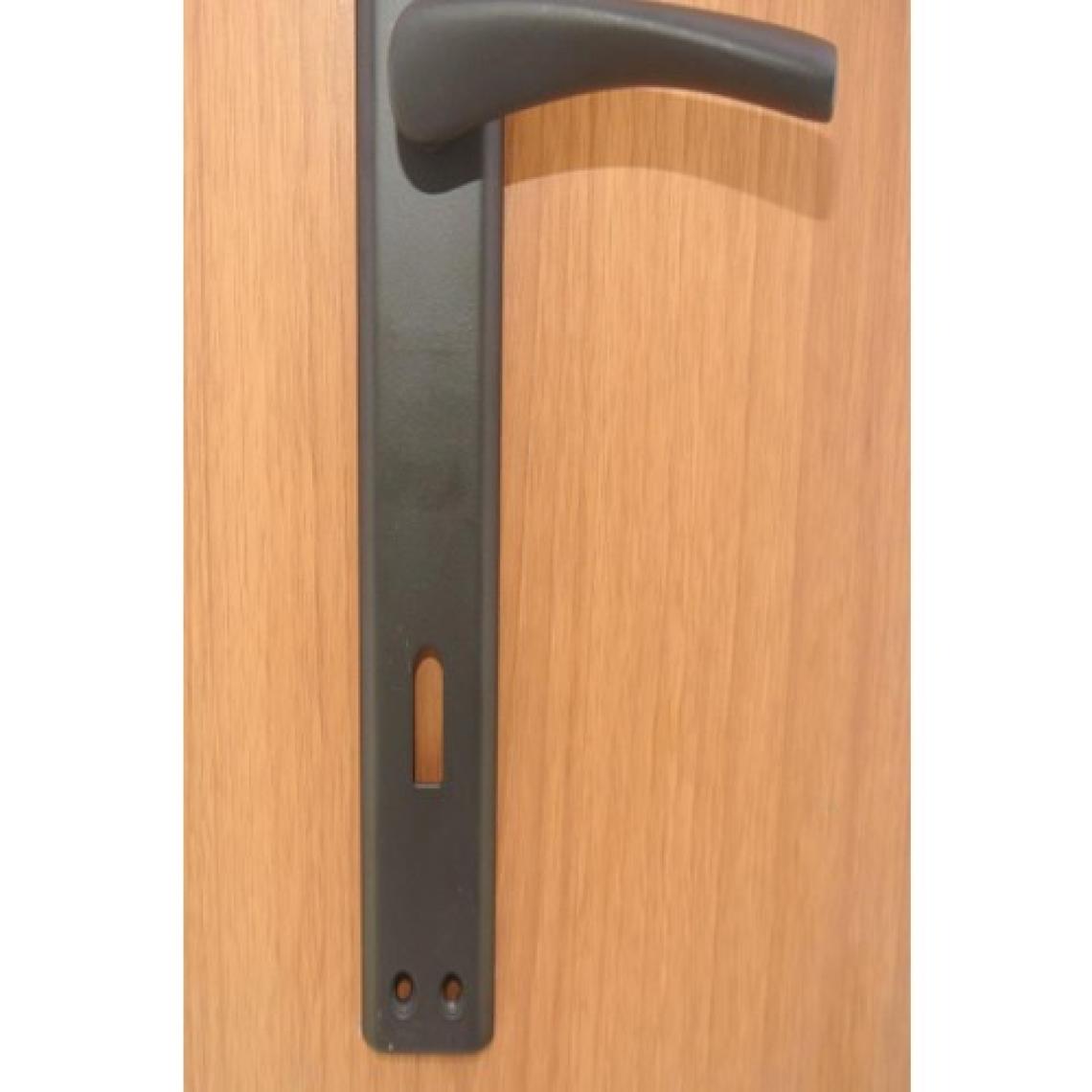 Azm Hırdavat Burgaz Mat Siyah Aynalı Kapı Kolu Oda