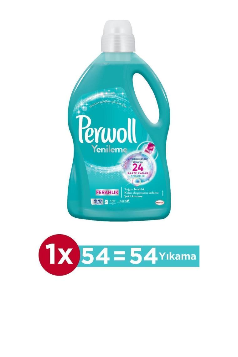 Perwoll Yenileme Ferahlık Sıvı Detarjan 54 Yıkama 2.97 lt