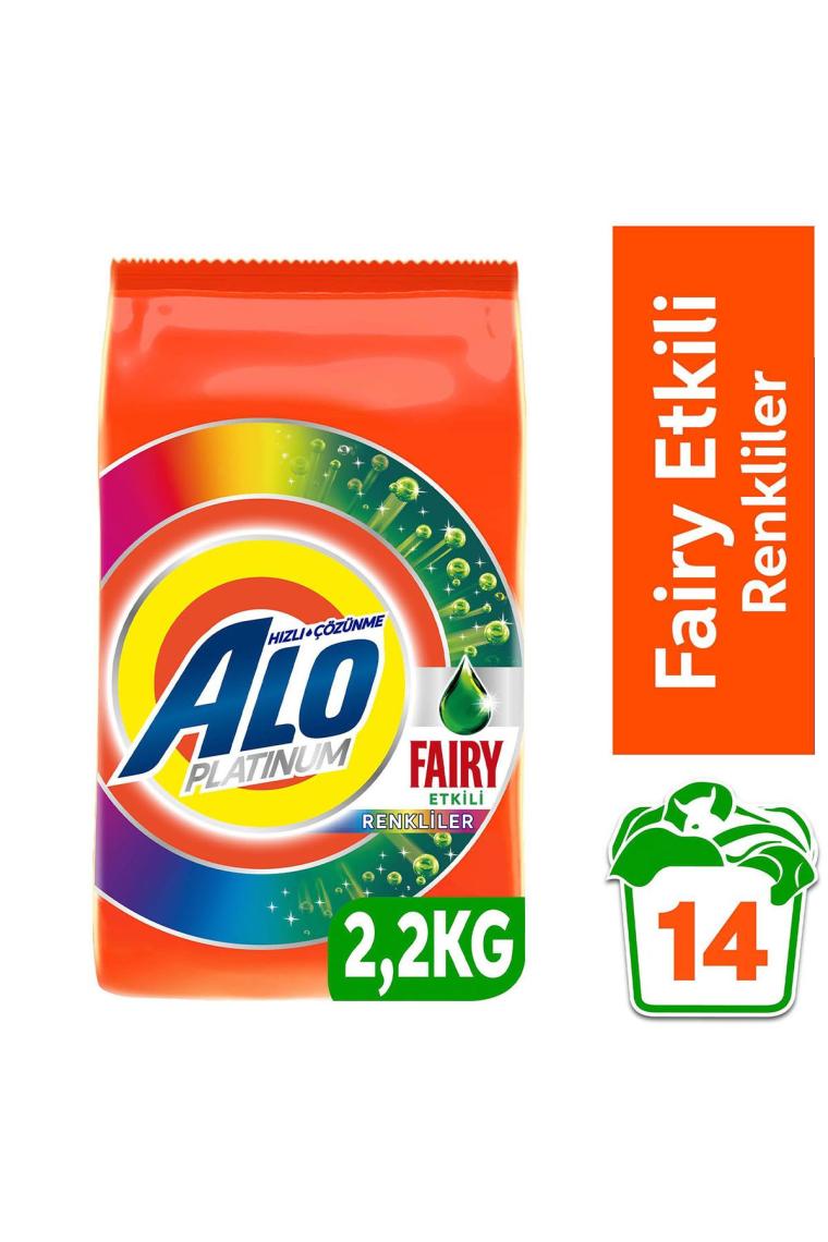 Platinum 2,2 Kg Fairy Etkili Renkliler Hızlı Çözülme Toz Deterjan