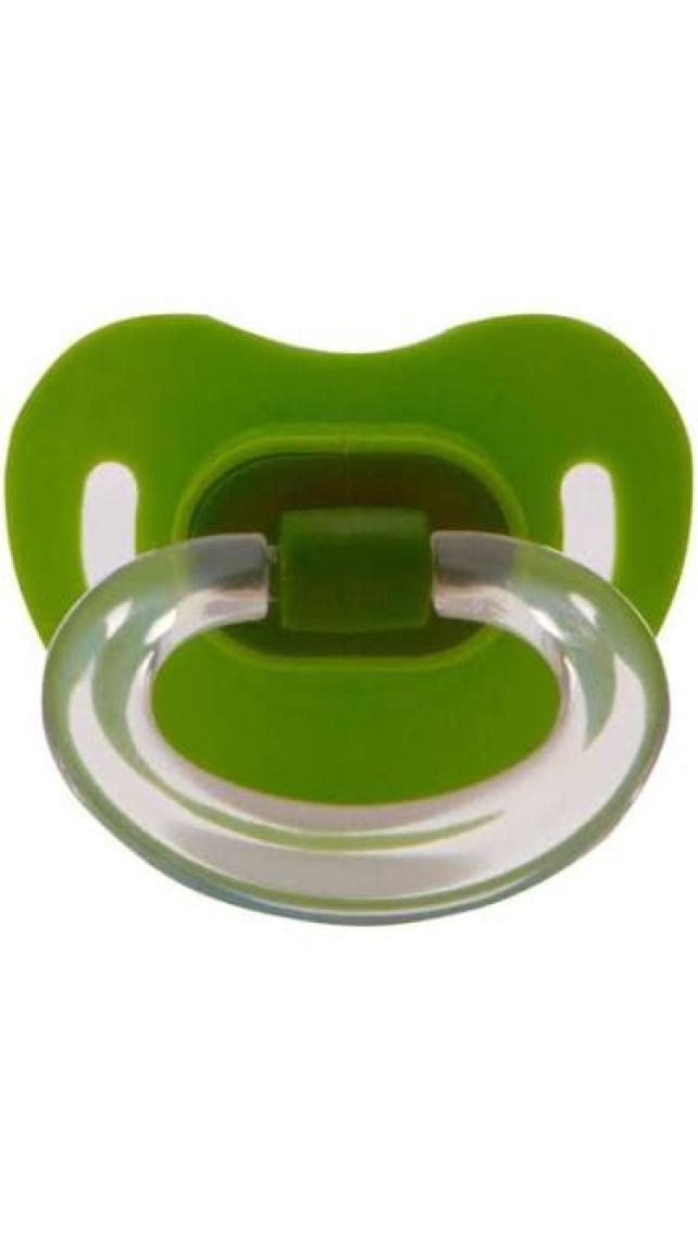 Tombik Damaklı Silikon Emzik (%0 BPA) 3 Ay+ / Elma